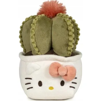 plyšák Hello Kitty – Plyš „Květináč“ 20 cm Kaktus