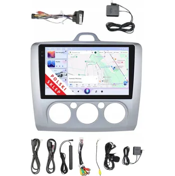 Auto Hi-Fi 2DIN AUTORÁDIO S NAVIGACÍ ANDROID FORD FOCUS MK2 2 II 4/64 GB DSP CARPLAY LTE