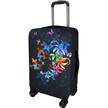 Příslušenství k zavazadlu Kufryplus Obal na kufr Z301 Motýli s květy S