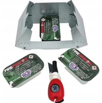 Turistický vařič Turistický vařič BCB s podpalovačem a křesadlem na tuhé a gelové palivo