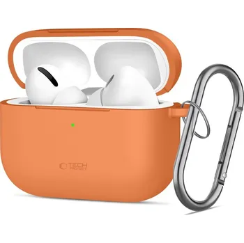 Příslušenství pro sluchátka KRYT TECH-PROTECT SILICONE HOOK APPLE AIRPODS PRO 3 COSMIC ORANGE