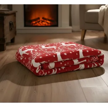 deka Vánoční deka mikrovláknová XMAS DAYS IV. 160x200 cm Mybesthome