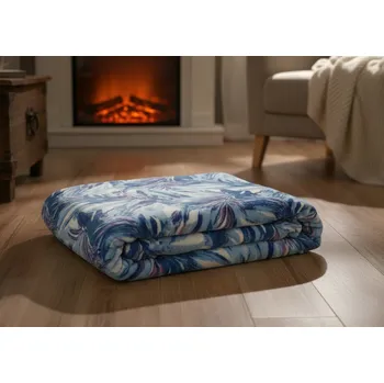 deka Deka z mikrovlákna BASIC palmové listy 130x170 cm