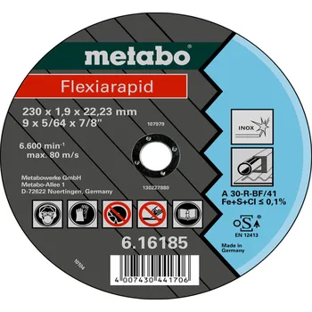 Řezný kotouč Metabo Řezný kotouč Flexiarapid 150x1,6x22,23 Inox, TF 41 616183000 free_store_pickup