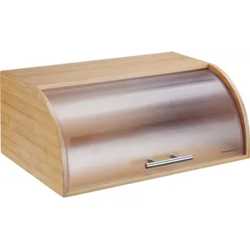 chlebník Klausberg KB-7874 - průhledný akrylát/dřevo