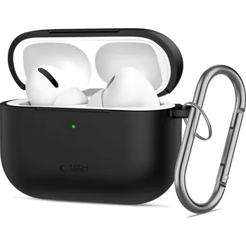 Příslušenství pro sluchátka KRYT TECH-PROTECT SILICONE HOOK APPLE AIRPODS PRO 3 BLACK