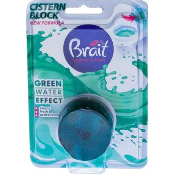 WC čistič Brait tableta do wc Green water effect 50 g