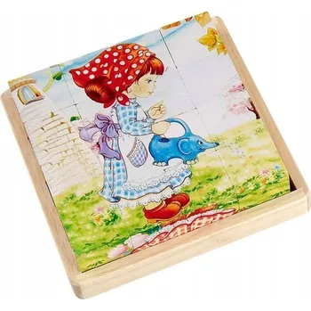 Dřevěná hračka Dřevěné skládací kostky Ema