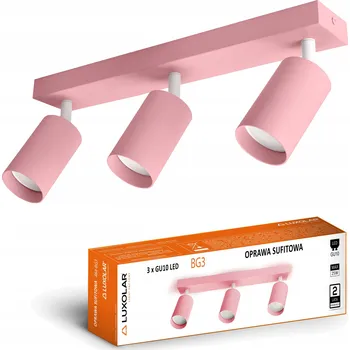 Stropní svítidlo Luxolar GU10 růžové
