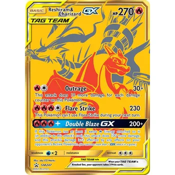 Karetní hra Reshiram & Charizard GX SM247 - SM Black Star Promos