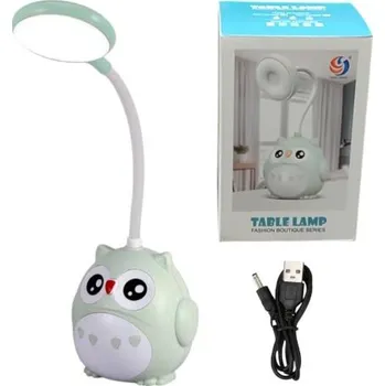 Lampička Dětská LED lampička USB se stojánkem na tužky - světle zelená, 30x10cm
