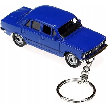 KOVOVÝ PŘÍVĚSEK NA KLÍČE AUTO VELKÝ FIAT 125p PŘÍVĚSEK NA KLÍČE FANOUŠCI PRL