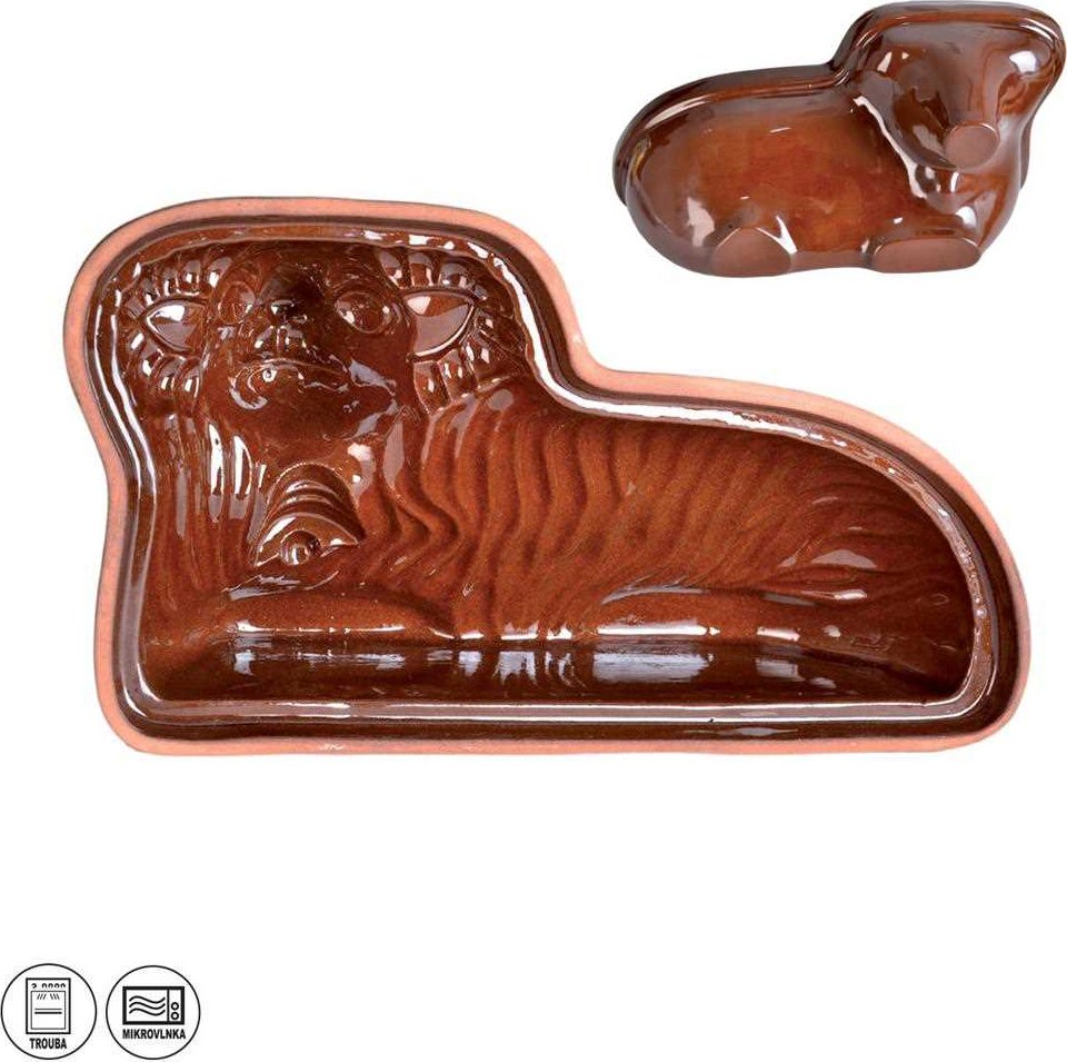 Forma keramická beránek jednodílný 34cm ORION