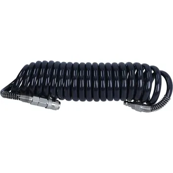 Příslušenství ke kompresoru SPIRÁLOVÁ HADIČKA S KONCOVKOU 12X8, 15M, 12 BAR
