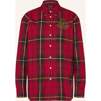 Lauren Ralph Lauren Dámská Košilová Halenka, tmavě červená /...