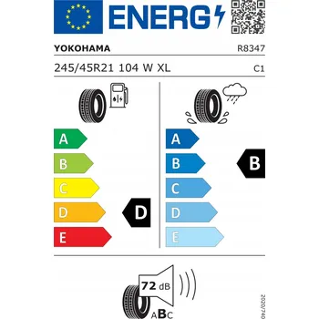 Osobní pneu Letní pneumatika Yokohama Geolandar X-CV G057 245/45R21 104 W ochranný lem