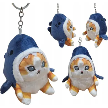 plyšák Plyšová Hračka Kot Žralok 13 cm Plyšák měkký Dárek pro děti