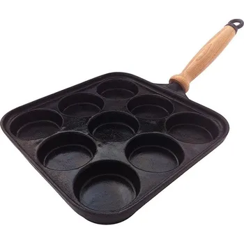 Pánev Komex Lívanečník s dřevěnou rukojetí, nepřilnavý povrch