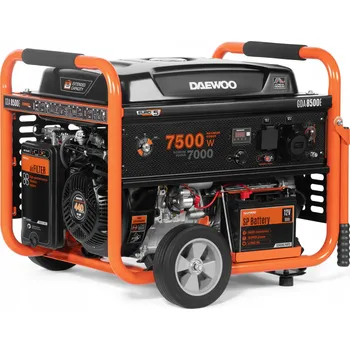 Elektrocentrála Elektrocentrála Generátor DAEWOO GDA 8500E 7.5kW 18 koní 230V Elektrický start AVR