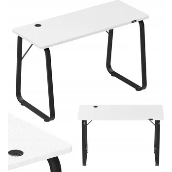 Psací stůl Obdélníkový psací stůl Huzaro 120 x 58 x 73,5 cm bílý, černý