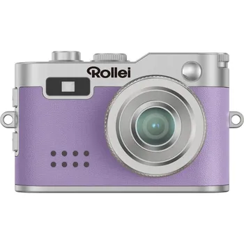 Rollei Mini Digitalkamera fialový Mini digitální fotoaparát, 2Mpx, Full HD video, LED světlo, 5 barevných filtrů, 18g, fialový 12068