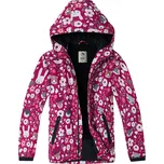 Dívčí zimní bunda - Wolf & Wolfie B2567, fialovorůžová / lesní zvířatka Barva: Růžová, Velikost: 128