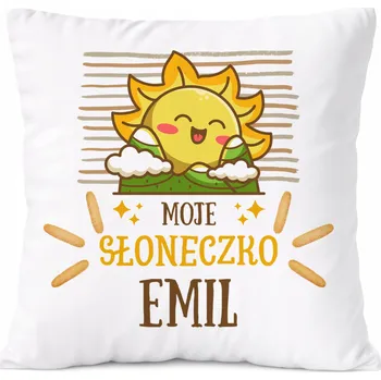 Polštář Dárek Polštář pro Edeka, syna dítěte s potiskem