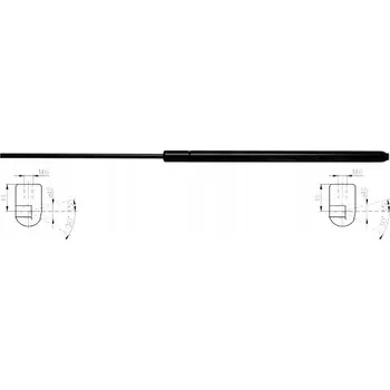 Dveře karosérie Plynová vzpěra zavazadlového prostoru Starline 38.16.800