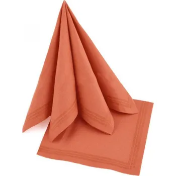 Papírový ubrousek Paper Design Ubrousky TENDANCE 38x38cm 2vrstvé Terakota, proužek