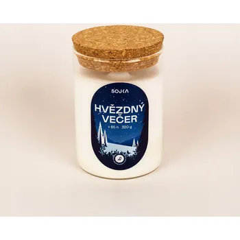 Svíčka Sójová vonná svíčka vanilka se skořicí Sojka 1 ks