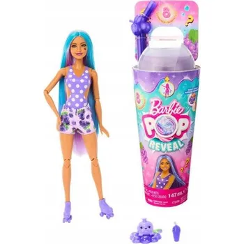 Panenka Panenka Barbie Color Reveal s doplňky a slizem, vícebarevná