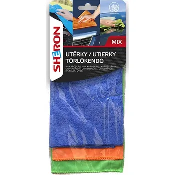 Utěrka SHERON Utěrka z mikrovlákna 3 ks - mix