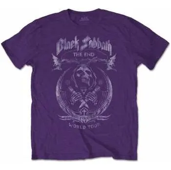 Pánské tričko Merch Black Sabbath: Tričko The End Mushroom Cloud S