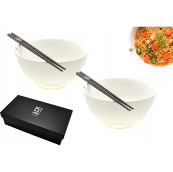 Sada 2 misek s hůlkami - Shiroi 600 ml BOX