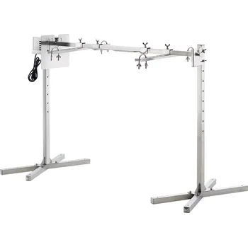 Příslušenství pro gril Elektrická grilovací souprava s rožněm délka 118cm, nosnost 40 kg, automatický motor 42W, nerezová ocel s tepelným štítem VEVO356