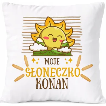 Polštář Dárek Polštář pro Lucjana, syna dítěte s potiskem