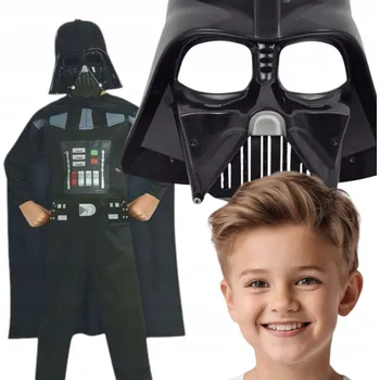 Karnevalový kostým KOSTÝM Kostým Karneval Párty Chlapec Maska Lord Vader - 122-128