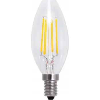 Žárovka LED žárovka filament E14 2800K 4W 175-250V