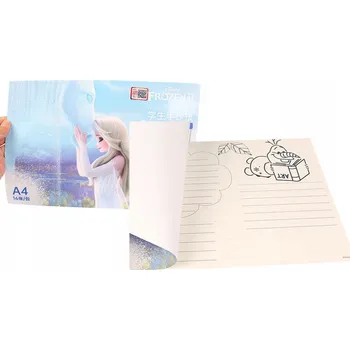 Blok OMALOVÁNKY blok NOTES A4 LEDOVÉ KRÁLOVSTVÍ sešit poznámkový blok pro holčičku děti