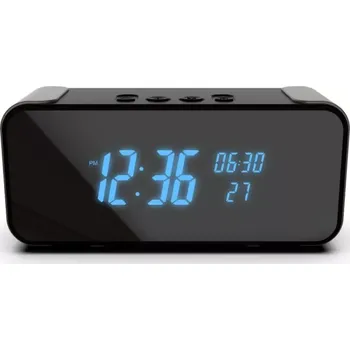 Budík Bluetooth budík se skrytou 4K WiFi kamerou - KP04