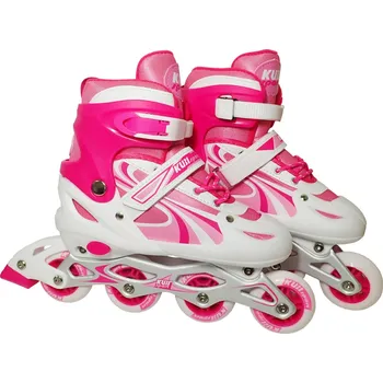 Kolečkové brusle KUBIsport 05-CS310/1K-RU Dětské inline brusle roztahovací CS310K růžové velikost 35-38