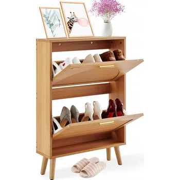 Botník Botník Vevor 60 x 87,7 x 16,8 cm, světle dřevo