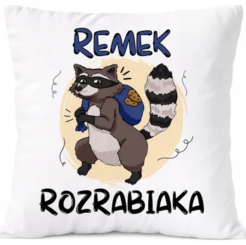 Polštář Dárek Polštář pro Adama, syna, dítě s potiskem