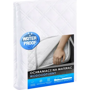 Prostěradlo Chránič matrace 160x200 cm nepromokavý prošívaný polský STREFA SPANIA