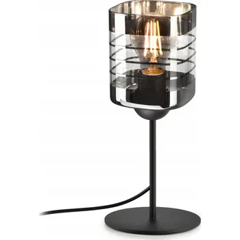 Lampička Stolní lampa Luxolar Glass Aluminium čirá, černá, stříbrná 60 W