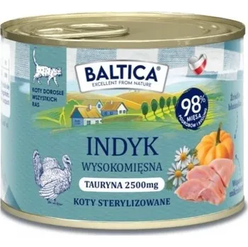 Krmivo pro kočku Baltica Mokré pro kočky Krmivo KRŮTA monoprotein pro dospělé kočky konzerva 185g
