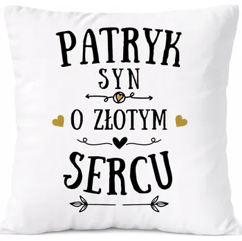 Polštář Dárek Polštář pro Dominika, syna dítěte s potiskem