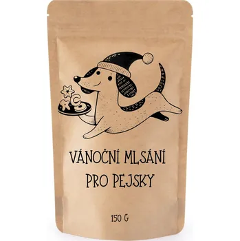 Pamlsek pro psa PafDog® Vánoční balíček sušenek pro pejsky - 150 g