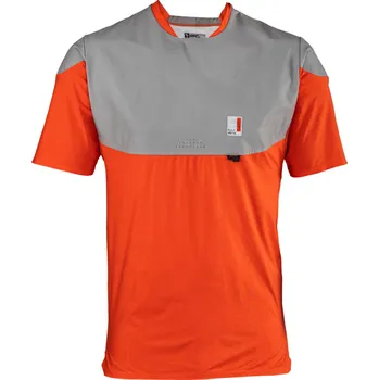 cyklistický dres LEATT Cyklistický dres s krátkým rukávem - MTB ALLMOUNTAIN 3.0 - červená/šedá XL