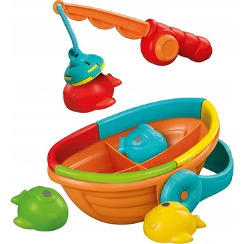 Dovednostní hra Clementoni - 17688 - Barevné rybaření - Hračky pro raný věk, Hračky pro kojence, Aktivní hračky pro 1 rok, Plovoucí hračka do vany pro děti, Vyrobeno v Itálii Clementoni